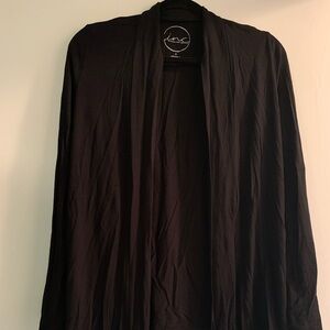 Black Cardigan with Adjustable Sleeves